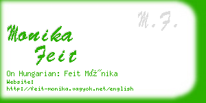 monika feit business card